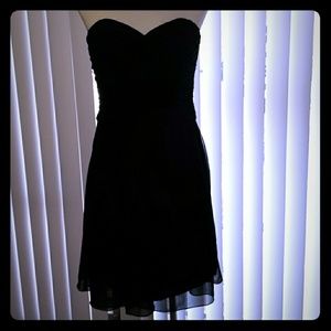 David's Bridal Black cocktail dress